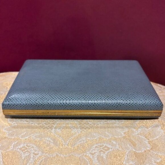 KREMENTZ 14K Rolled Gold Overlay Heart Blue Rhinestone Necklace Earrings SET - Picture 11 of 13